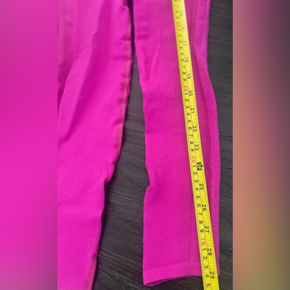 $70 MSRP NWT Free People Free Throw 7/8 Pink Leggings in Mexican Sage - Picture 7 of 8